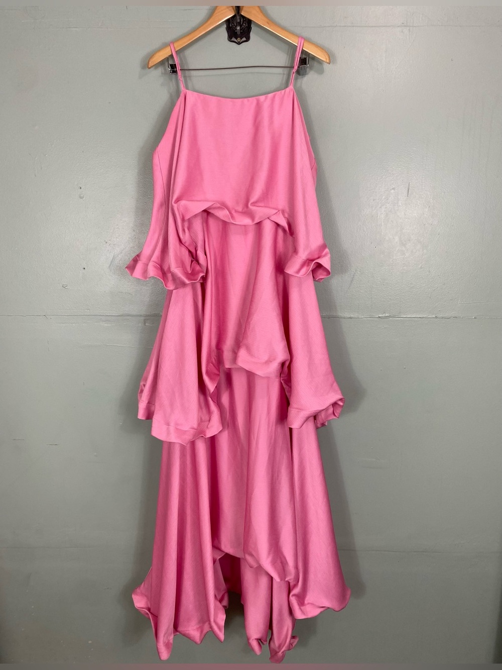 Elliatt Tilly Tiered Maxi Dress Pink XL